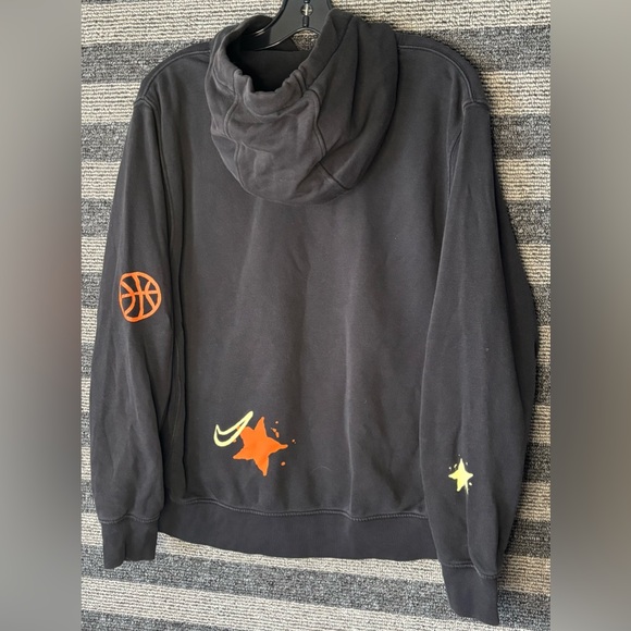 Nike Club Legacy Black Hoodie Sweatshirt Men’s Medium - Picture 8 of 9